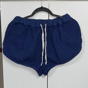 Free people Women's Blue Casual Shorts